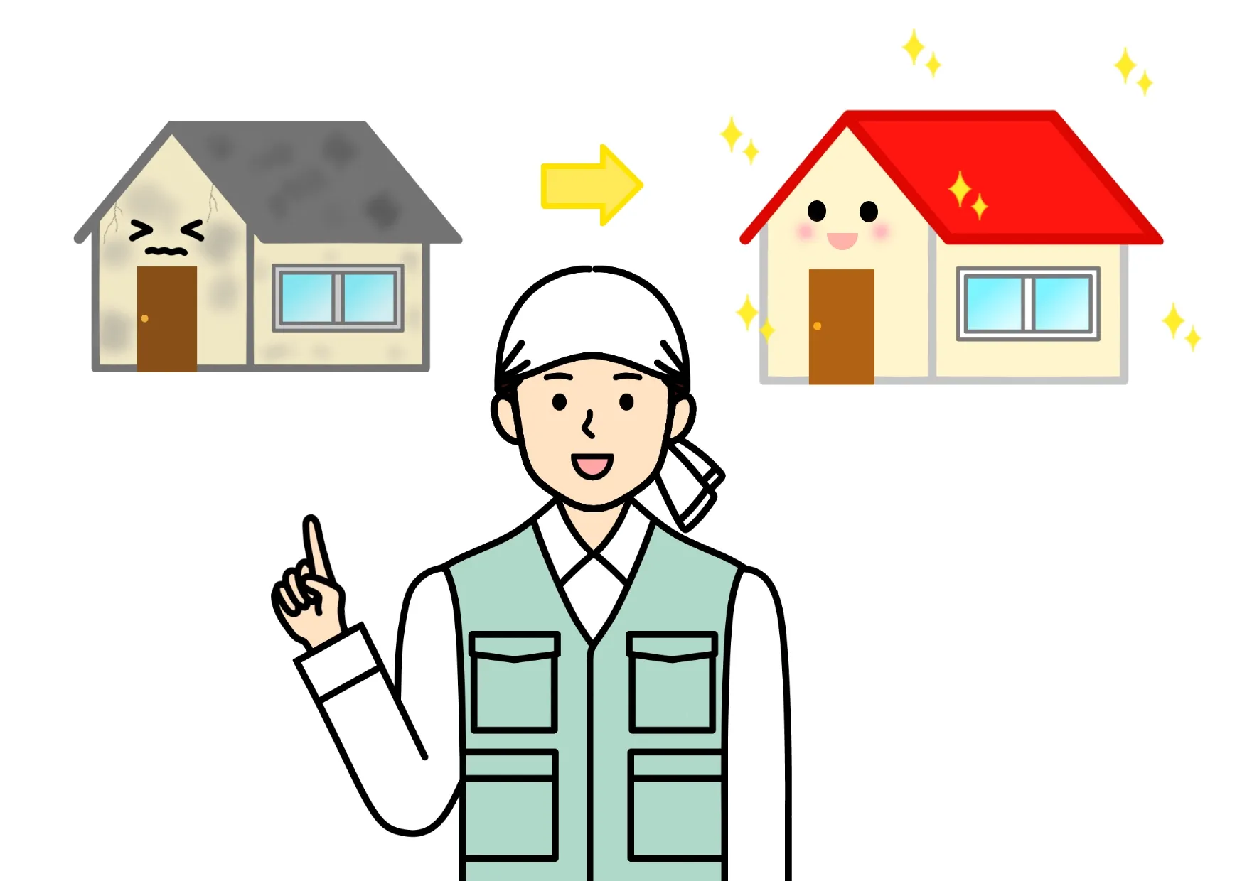 川越市の屋根カバー工法の費用相場を確認するイメージ